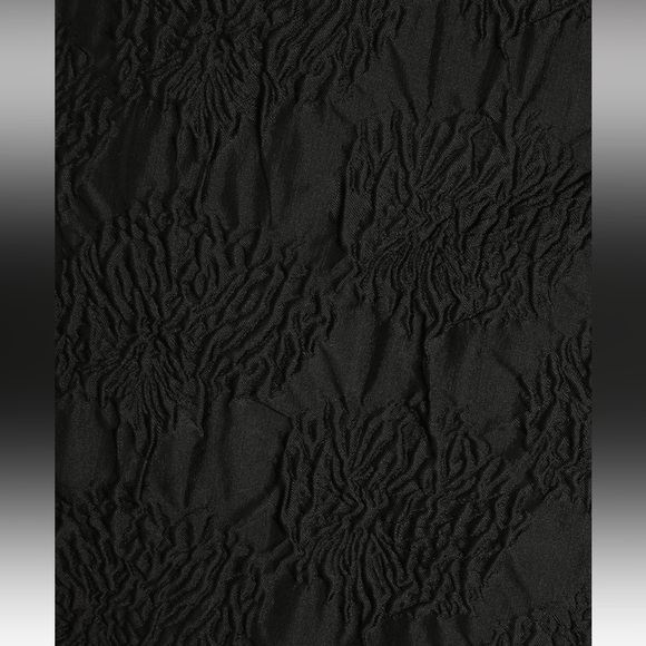 Lulus Romantic Reunion Black Jacquard Cutout Short Sleeve Mini Dress Size Small - Picture 10 of 10